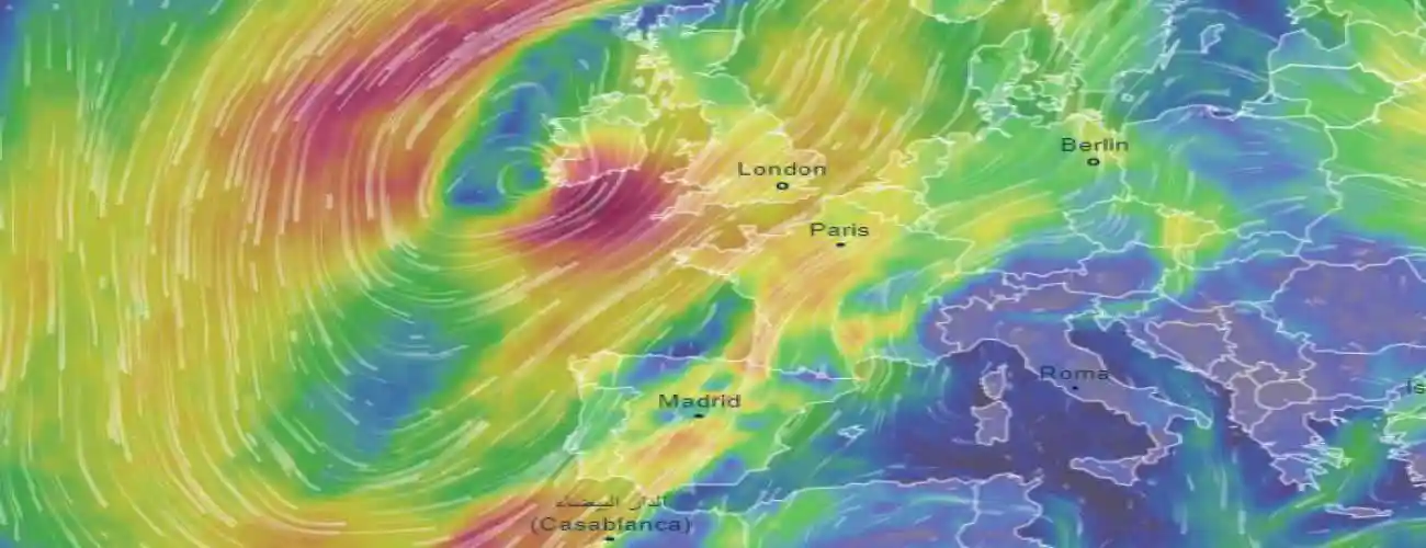 Meteorologia - Tempesta Barbara: Grande ciclone investirà mezza Europa