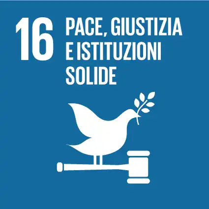 Obiettivo 16 dell'Agenda 2030 per lo sviluppo sostenibile: Pace, giustizia e istituzioni solide